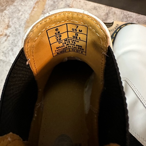 Dr. Martens White Boots - Picture 4 of 6
